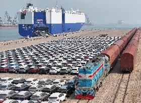 Vehicle Expor From Yantai Port