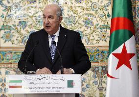 ALGERIA-ALGIERS-IRANIAN PRESIDENT-VISIT-AGREEMENTS