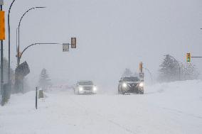 Winter Storm Prompts Warnings To Stay Off Roads - Saskatchewan