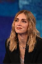 Chiara Ferragni On Che Tempo Che Fa TV Show - Milan