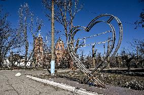 Life in Orikhiv situated close to front line