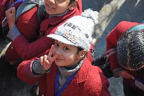Schools Reopen Across Kashmir After Winter Break