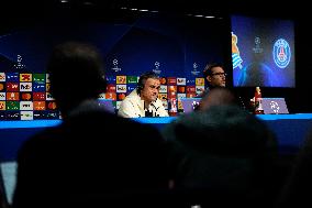 Paris Saint-Germain Training Session And Press Conference - UEFA Champions League 2023/24