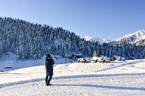 Kashmir: Sunny Morning After Snow Storm In Gulmarg