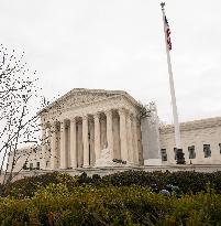 Supreme Court Rules Trump Stays On Colorado Ballot Photos Out Side Of The  Supreme Court