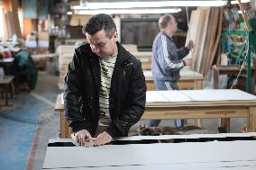 Woodworking company relocated from Kharkiv region operates in Kalush