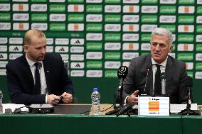 (SP)ALGERIA-ALGIERS-NATIONAL FOOTBALL TEAM-PRESS CONFERENCE