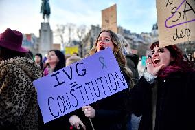 France Makes Abortion A Constitutional Right - Paris
