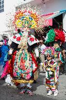 Xinacates Carnival Celebration In Puebla - Mexico