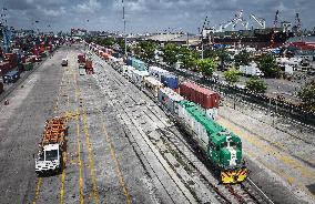 NIGERIA-LAGOS-IBADAN-CHINESE-BUILT RAILWAY-ECONOMIC DEVELOPMENT