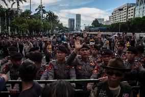 Protest Wave Rejecting The Election Results Continue In Jakarta