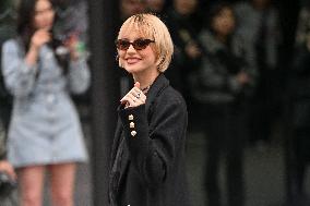 PFW Chanel Outside Arrivals