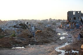 MIDEAST-GAZA-AL-MAGHAZI REFUGEE CAMP