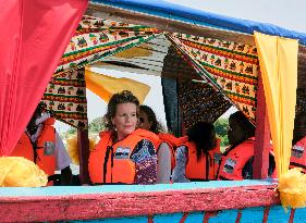 Queen Mathilde Visit To Ivory Coast