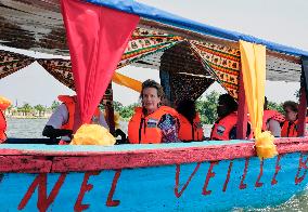 Queen Mathilde Visit To Ivory Coast