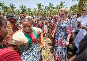 Queen Mathilde Visit To Ivory Coast