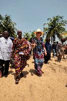 Queen Mathilde Visit To Ivory Coast