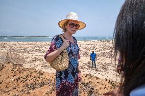 Queen Mathilde Visit To Ivory Coast