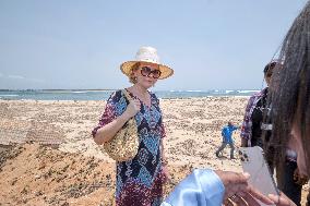 Queen Mathilde Visit To Ivory Coast