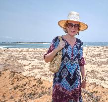 Queen Mathilde Visit To Ivory Coast