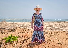 Queen Mathilde Visit To Ivory Coast