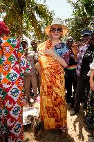 Queen Mathilde Visit To Ivory Coast