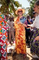 Queen Mathilde Visit To Ivory Coast