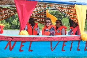 Queen Mathilde Visit To Ivory Coast