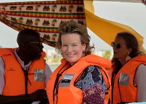 Queen Mathilde Visit To Ivory Coast