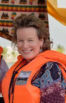 Queen Mathilde Visit To Ivory Coast