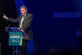 Marco Marsilio's Closing Rally For The Electoral Campaign For The Regional Elections In Abruzzo