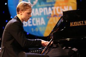 Piano concert night in Ivano-Frankivsk