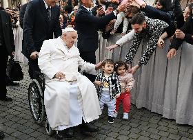 Pope Francis Leads The General Audience - Vatican