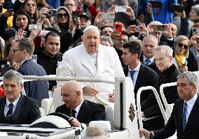 Pope Francis Leads The General Audience - Vatican