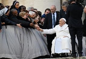 Pope Francis Leads The General Audience - Vatican