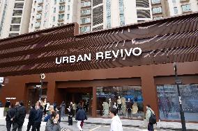 A URBAN REVIVO Store in Shanghai
