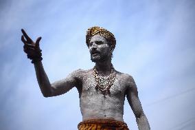 Hindu Naga Baba Arrives In Pashupatinath Ahead Of Maha Shivaratri