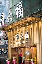 Citizens Buy Items at A Gold Jewelry Store in Chongqing