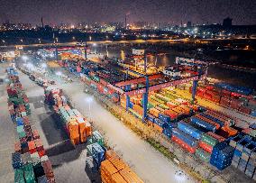 Canal Container Terminal in  Huai'an