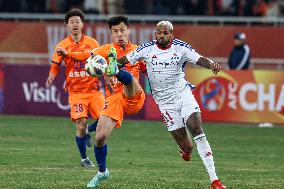 (SP)CHINA-JINAN-FOOTBALL-AFC CHAMPIONS LEAGUE-SHANDONG TAISHAN VS YOKOHAMA F. MARINOS (CN)