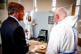 King Willem Alexander Working Visit To NFI