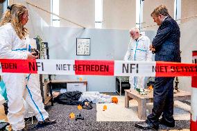 King Willem Alexander Working Visit To NFI