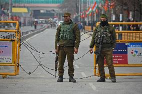 Security Tightened In Kashmir Ahead Of Indian Prime Minister Narendra Modi's Visit