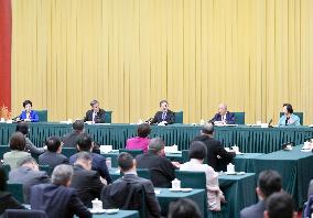 (TWO SESSIONS) CHINA-BEIJING-DING XUEXIANG-CPPCC-JOINT GROUP MEETING (CN)