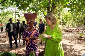 Queen Mathilde Visit To Ivory Coast - Day 03
