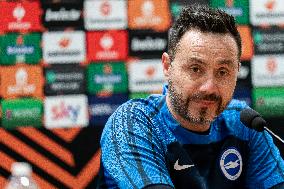 Brighton & Hove Albion Press Conference And Training Session