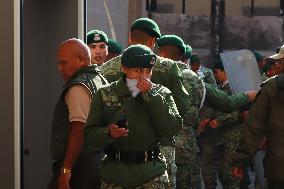 Military Protect National Palace Against Protesters