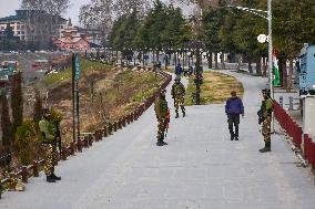 Security Tightened In Kashmir Ahead Of Indian Prime Minister's Visit