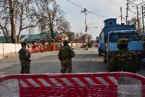 Security Tightened In Kashmir Ahead Of Indian Prime Minister's Visit