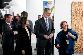 Royals Visit International Contemporary Art Fair - Madrid